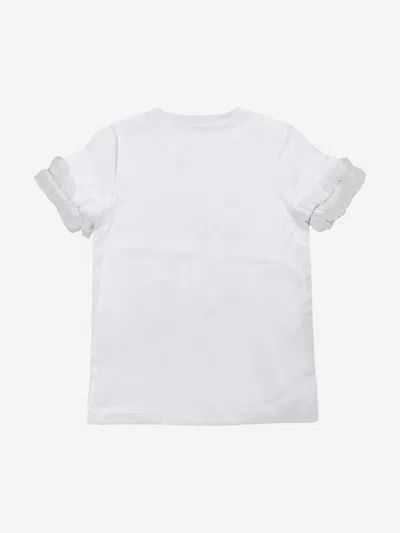 Bcbg Girls Ruffle Sleeve T-shirt In White