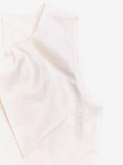 Bcbg Girls Bow Blouse In Ivory