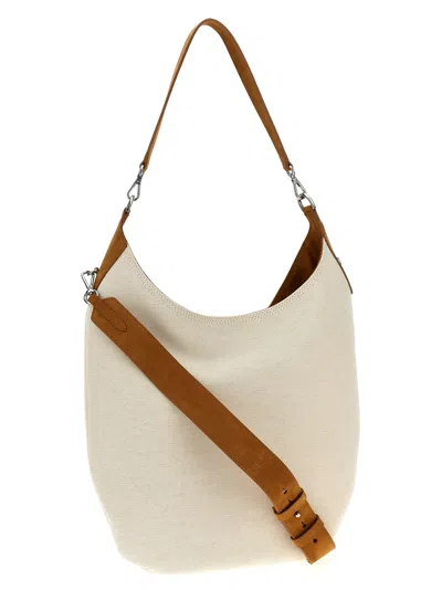 Philosophy Di Lorenzo Serafini Canvas Shoulder Bag Shoulder Bags White