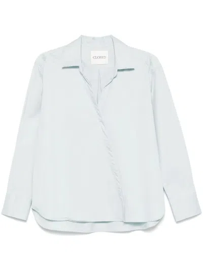Closed Cotton Shirt In Clear Blue