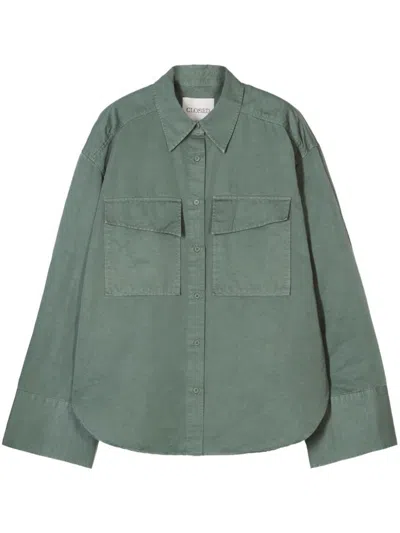 Closed Cotton Shirt In Green