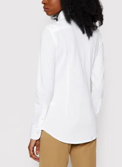 Polo Ralph Lauren Classic Long Sleeves Button Front Shirt Clothing In White