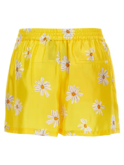 Moschino Floral-printed Elasticated Waistband Shorts
