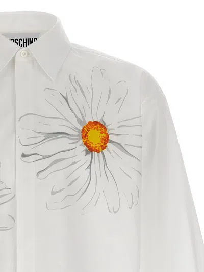 Moschino Floral-embroidered Buttoned Shirt
