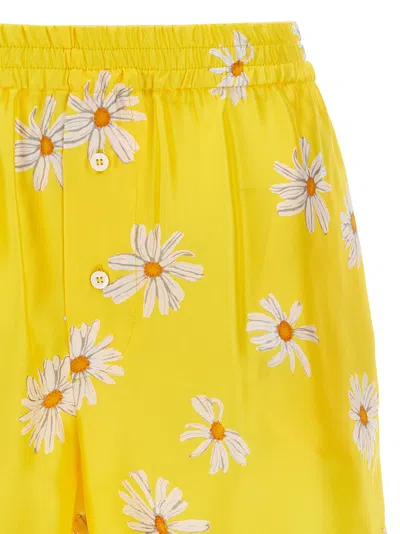 Moschino Floral-printed Elasticated Waistband Shorts