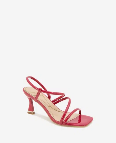 Kenneth Cole Dreama Patent Strappy Heel Sandal In Red Patent