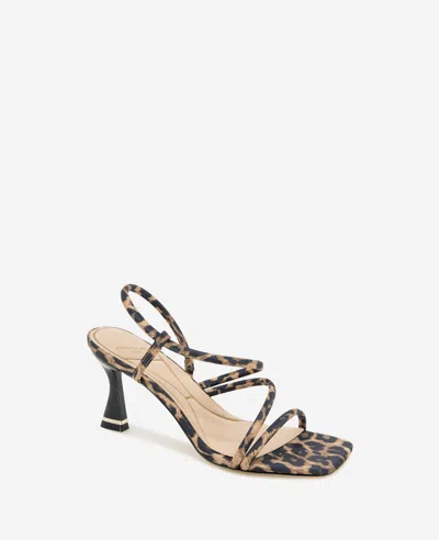 Kenneth Cole Dreama Leopard Print Strappy Heel Sandal