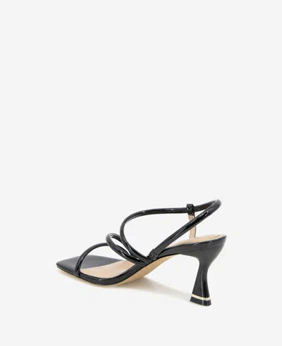 Kenneth Cole Dreama Patent Strappy Heel Sandal In Black Patent