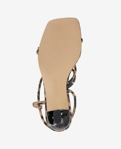 Kenneth Cole Dreama Leopard Print Strappy Heel Sandal