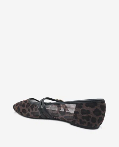Kenneth Cole Mackenzie Leopard Print Mesh Mary Jane In Leopard Mesh