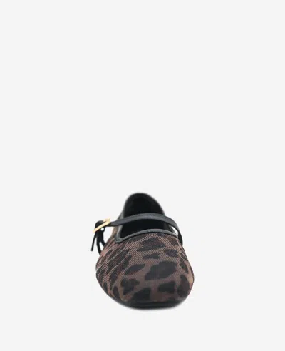 Kenneth Cole Mackenzie Leopard Print Mesh Mary Jane In Leopard Mesh