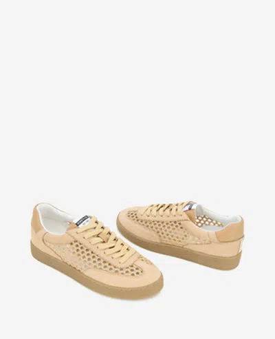 Kenneth Cole Sam Raffia Mesh Sneaker In Natural Mesh