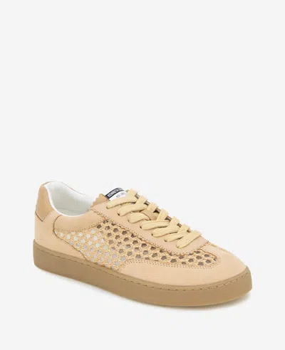 Kenneth Cole Sam Raffia Mesh Sneaker In Natural Mesh