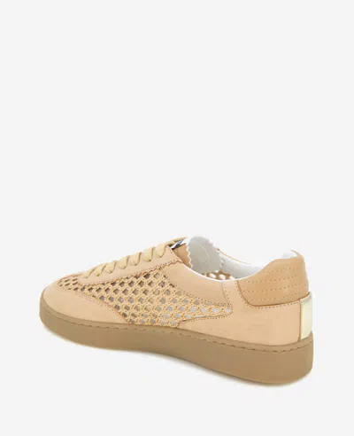 Kenneth Cole Sam Raffia Mesh Sneaker In Natural Mesh