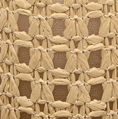 Kenneth Cole Zeta Raffia Jewel Mary Jane Flat In Natural Raffia