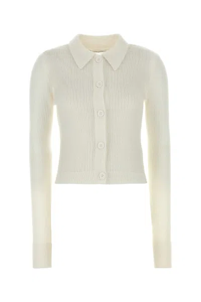 Cecilie Bahnsen White Jaki Cardigan