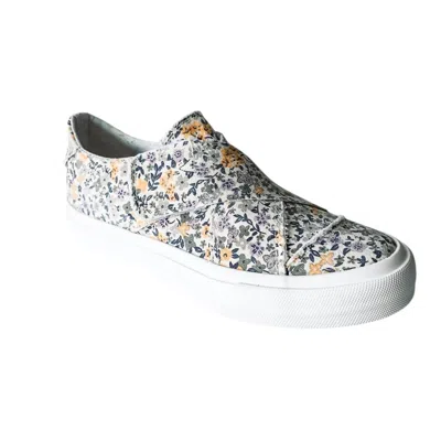 Very G Women's Ivory Sneakers In Yellow/lavender In Multi