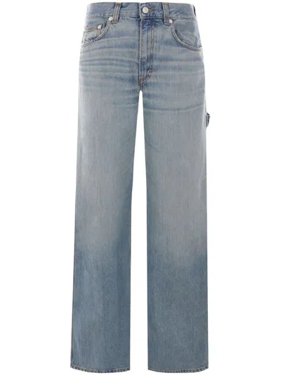 Haikure Winona Wide-leg Jeans In Blue