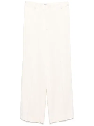Totême Toteme Wide-leg Trousers In White