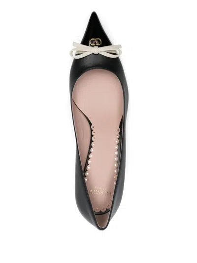 Valentino Verzierte Pumps Bepointy 45 Aus Leder In Black