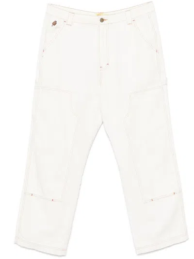 Icecream Canvas Carpenter Trousers In Beige