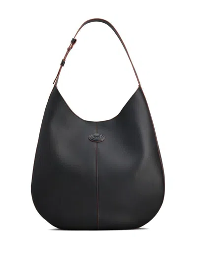 Tod's Medium Tods Di Bg Hobo Bag In Black