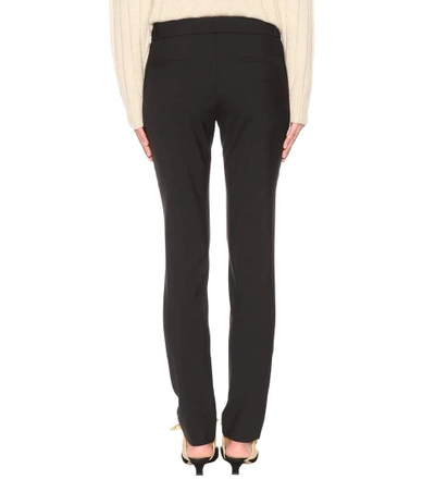 Shop The Row Franklin Stretch Wool Trousers In Black