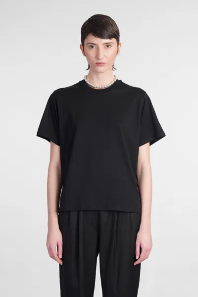 Loulou Studio Crew-neck T-shirt Black In Black