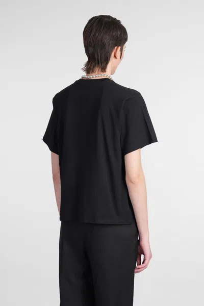 Loulou Studio Crew-neck T-shirt Black In Black