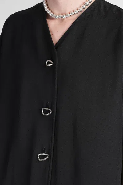 Jil Sander Jacket 64 Casual Jacket In Black Viscose In Black