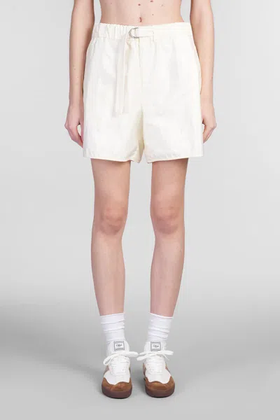 Jil Sander Trousers 256 Short Shorts In Beige Polyamide In Beige
