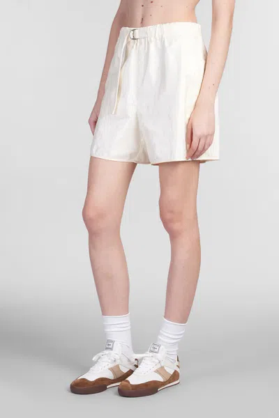 Jil Sander Trousers 256 Short Shorts In Beige Polyamide In Beige