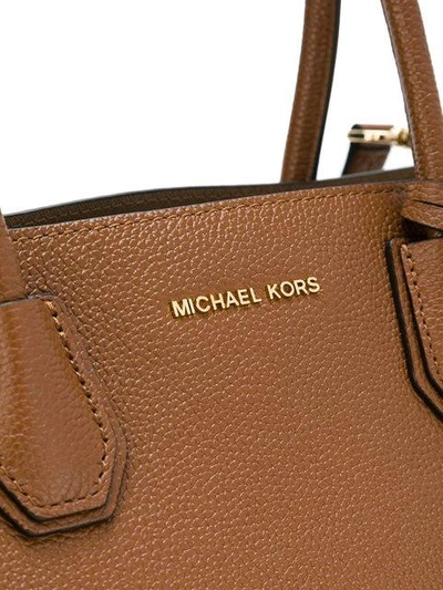 Shop Michael Michael Kors Large Mercer Tote In Brown