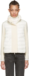 MONCLER Off-White Quilted Down Jacket