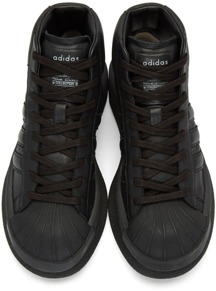 Rick Owens Black Adidas Edition Mastodon Sneakers | ModeSens