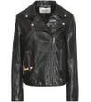 VALENTINO Printed leather jacket