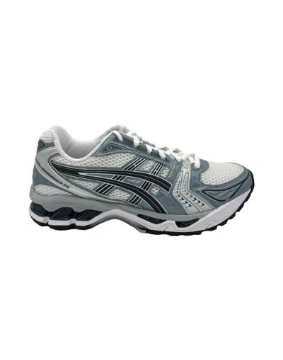 Asics 14 Mesh Panel Chunky Rubber Sole Sneakers In White
