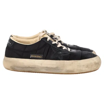 Golden Goose Space Star Sneakers In Black Nylon In Black