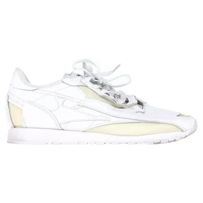 Maison Margiela X Reebok Memory Of Low-top Sneakers In White Leather In White