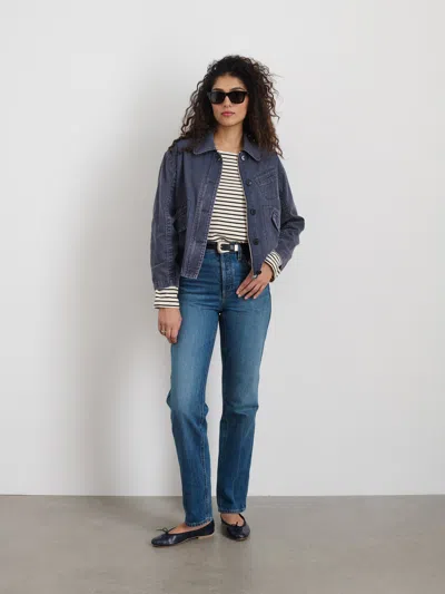 Alex Mill 9th Street Jacket In Cotton Twill In Navy