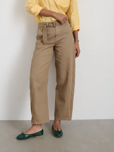 Alex Mill 9th Street Pant In Cotton Twill In Field Khaki
