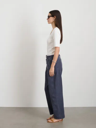 Alex Mill 9th Street Pant In Cotton Twill In Navy