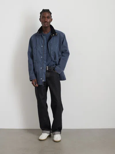ALEX MILL AARON UTILITY JACKET IN RECYCLED DENIM 