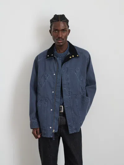 Alex Mill Aaron Utility Jacket In Recycled Denim In Blue