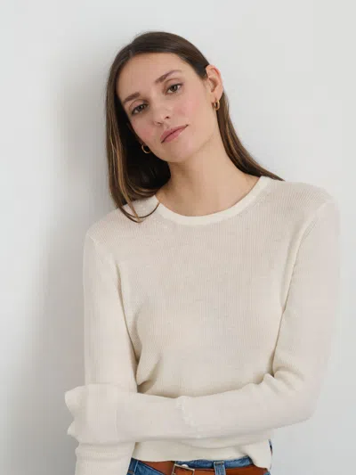 Alex Mill Ava Sweater Tee In Ivory