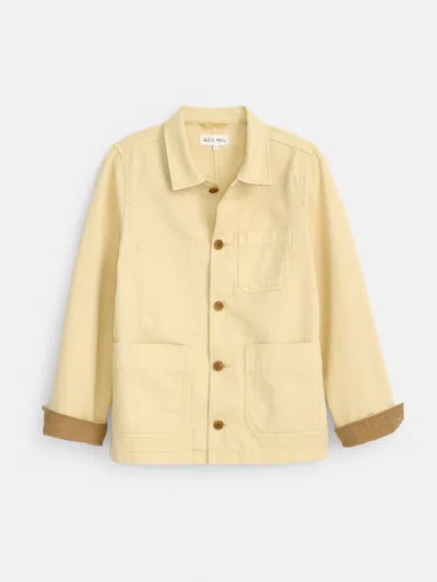 Alex Mill Britt Work Jacket In Herringbone In Butter
