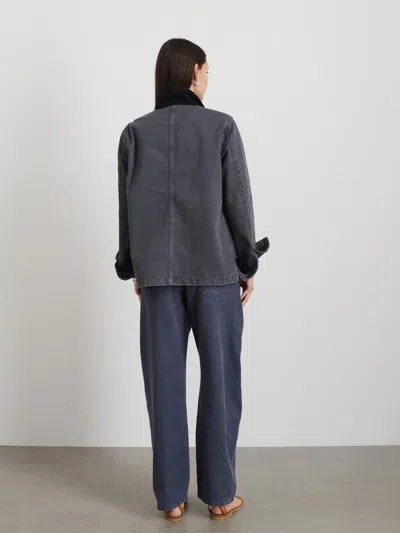 Alex Mill Britt Work Jacket In Herringbone In Pebble