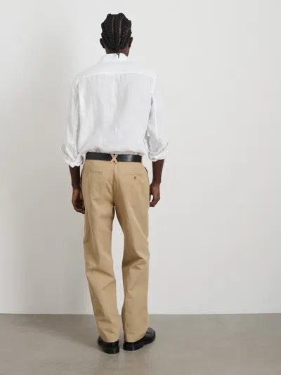 Alex Mill Cooper Trouser In Cotton Linen In Khaki