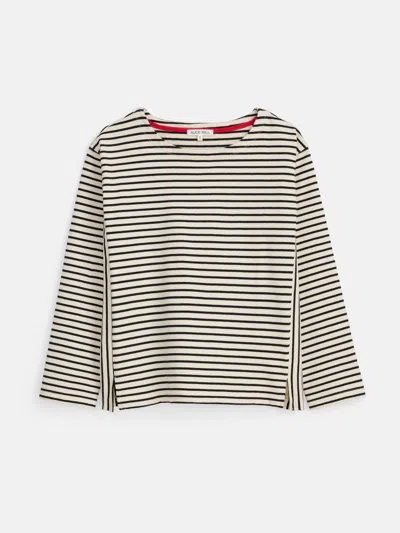 Alex Mill Emily Tee In Dark Navy/natural