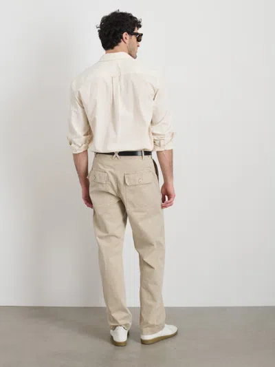 Alex Mill Field Pant In Herringbone In Stoneware
